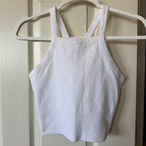 Athleta Aurora Seamless High Neck V-Back Tank